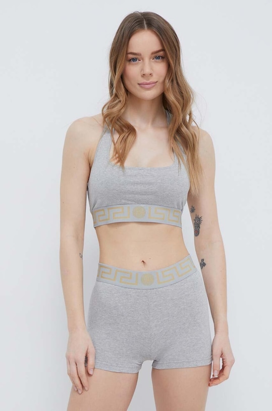 Oblečenie Boxerky Versace 1008599.1A09500 sivá