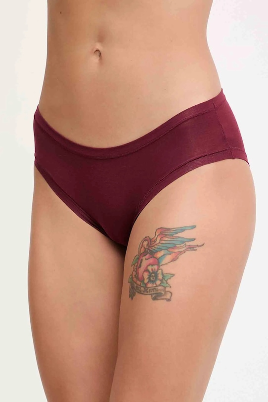 United Colors of Benetton chiloți figi burgundia 3ZQM1S1C8