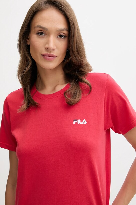 Fila pamut pizsama piros FPS4180