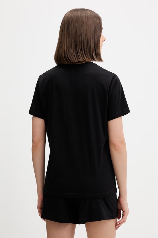 Fila piżama dwuczęściowa damska bawełniana FPS4180 czarny SS26