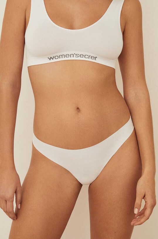 women'secret tanga 2-pack tanga alb 7683084.99