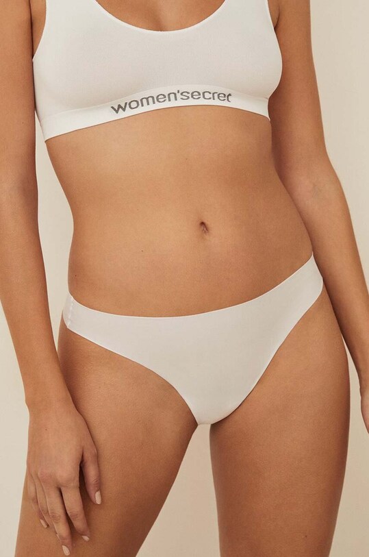 Стринги women'secret 2 шт трикотаж белый 7683089.99