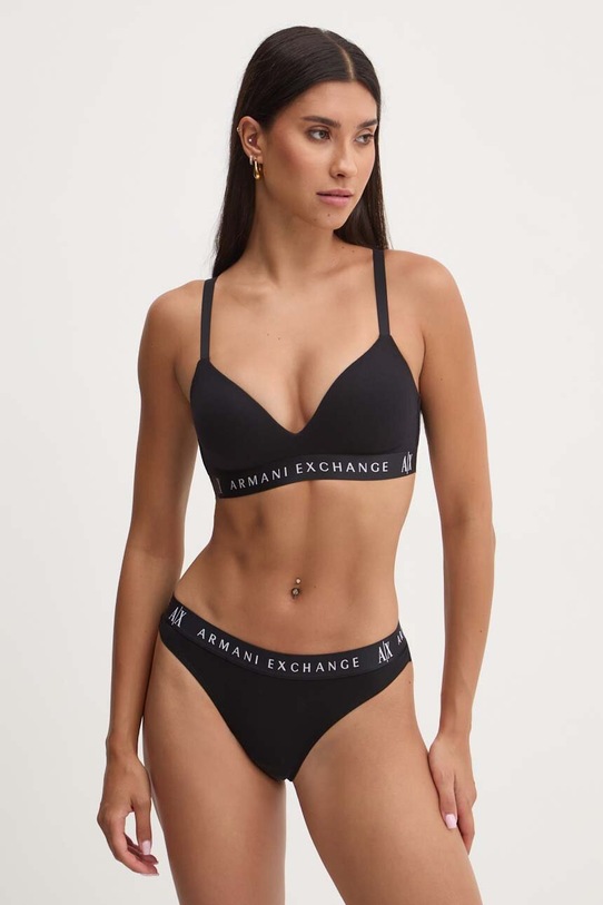 Armani Exchange sutien 947027.CC502.NOS negru AA00