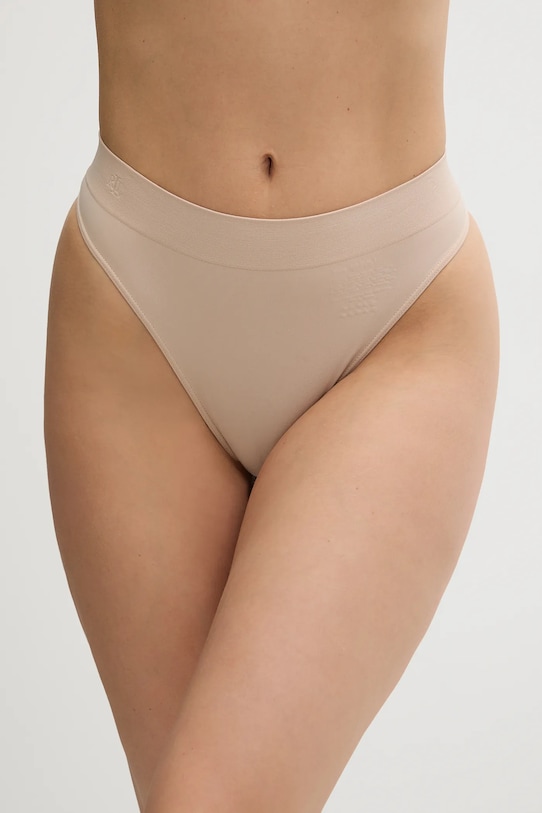 Lauren Ralph Lauren stringi dzianina beżowy 4L0010