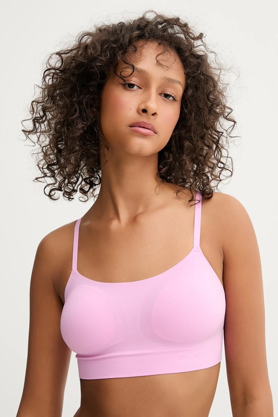 Dkny biustonosz dzianina fioletowy DK4028