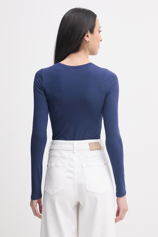 Odzież Polo Ralph Lauren body damskie bawełniane z elastanem 4P0490 granatowy