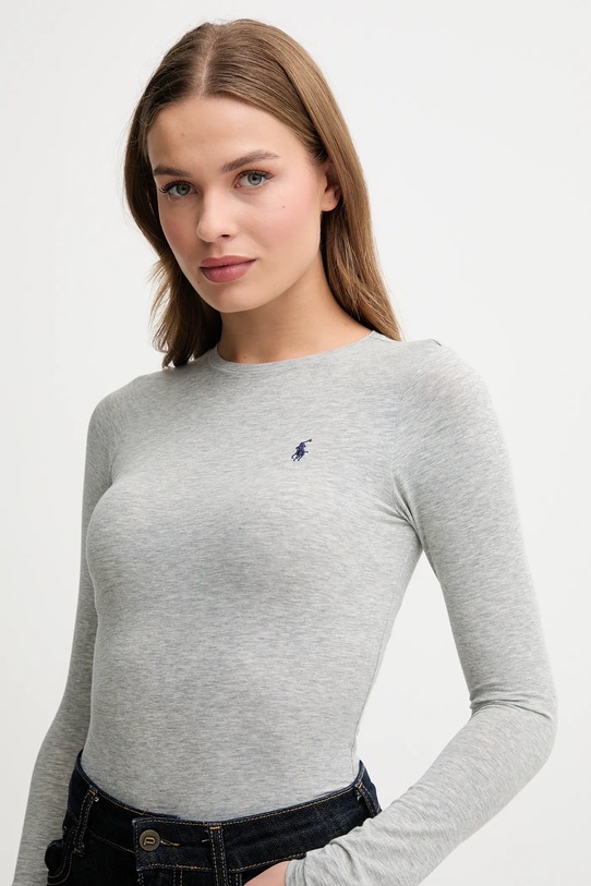 Боди Polo Ralph Lauren 4P0491 серый