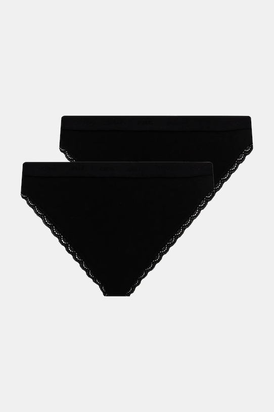 Σλιπ Fila 2-pack πλεκτό ύφασμα μαύρο FU6338.2