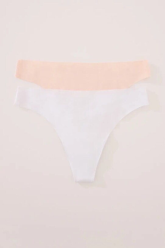 Стринги women'secret 2-pack трикотаж білий 7683101