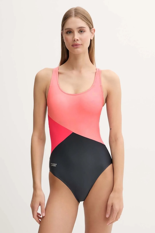 Ολόσωμο μαγιό Aqua Speed χωρίς μεταλλικές μπανέλες γκρί BELLA.