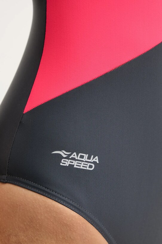 Aqua Speed costum de baie dintr-o bucată gri BELLA.