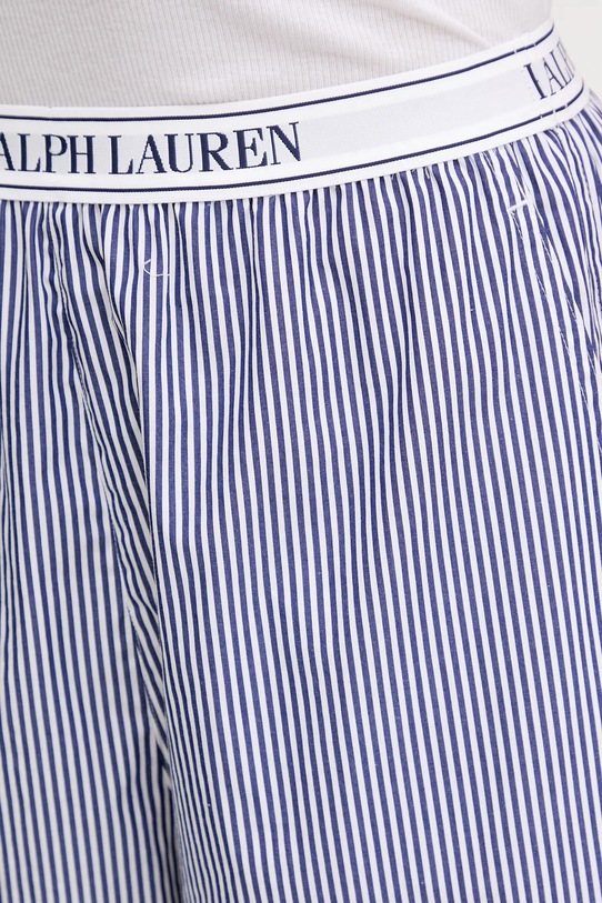 Polo Ralph Lauren spodnie piżamowe bawełniane niebieski 4P0137