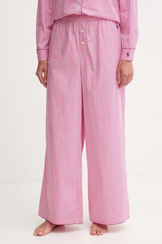 Odzież Polo Ralph Lauren piżama bawełniana 4P0374 różowy