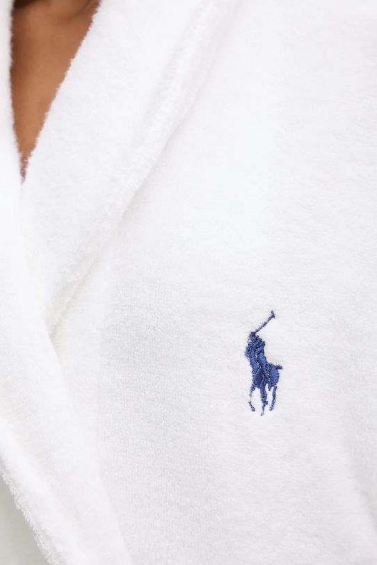 Polo Ralph Lauren szlafrok bawełniany 4P0396 biały