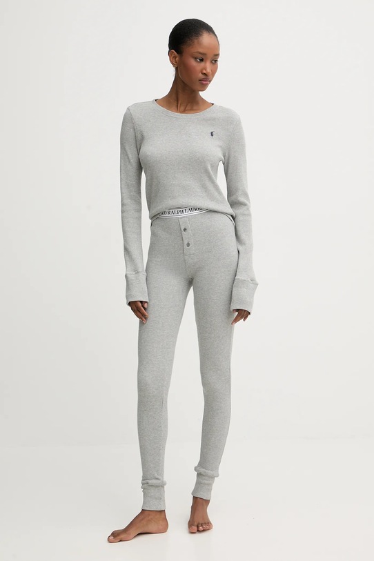 Polo Ralph Lauren piżama dzianina szary 4P0660