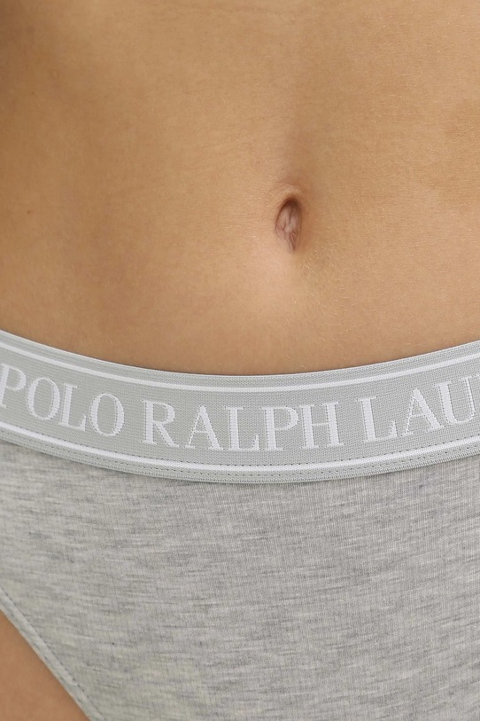 Odzież Polo Ralph Lauren stringi 4P2031 szary