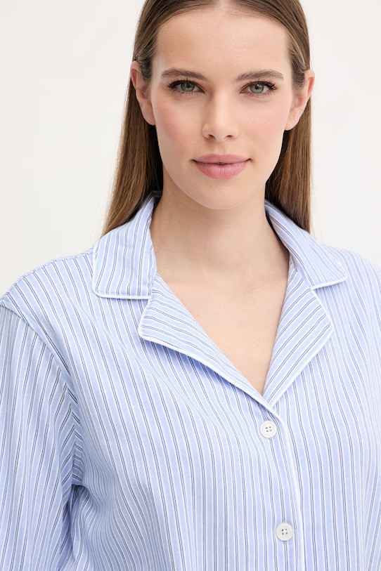 Βαμβακερές πιτζάμες Lauren Ralph Lauren μπλε ILN12277