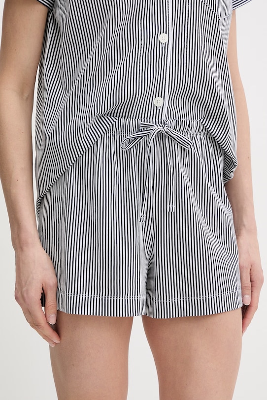 Bavlněné pyžamo Lauren Ralph Lauren ILN82313 námořnická modř AA00