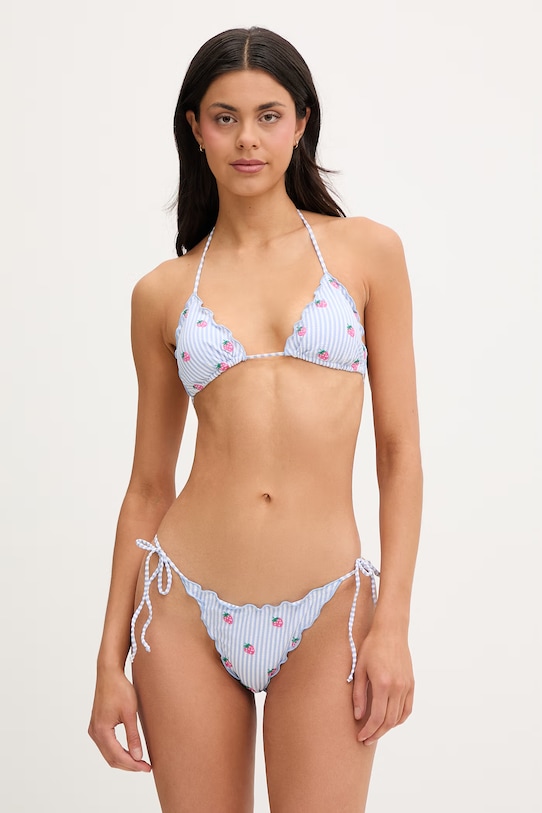 MC2 Saint Barth Costum de baie din două piese pentru femei albastru SAGI001