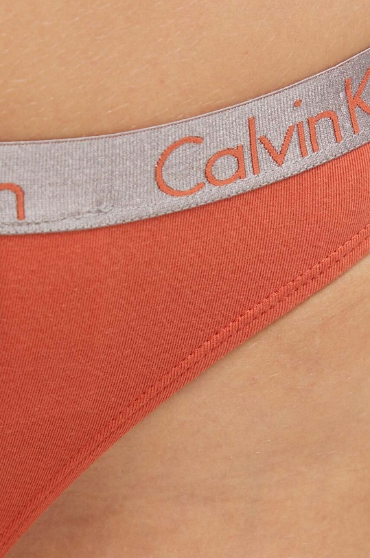 Odzież Calvin Klein Underwear stringi 000QD3539E pomarańczowy
