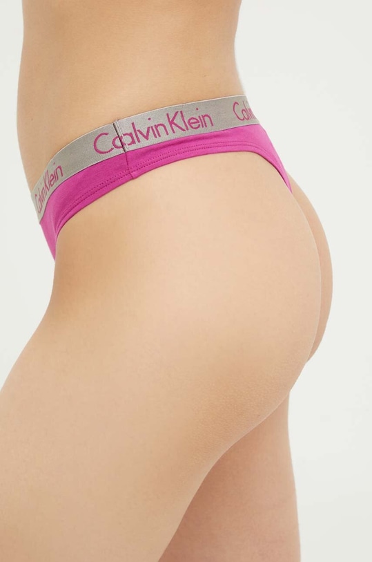 Calvin Klein Underwear stringi 000QD3539E fioletowy AA00