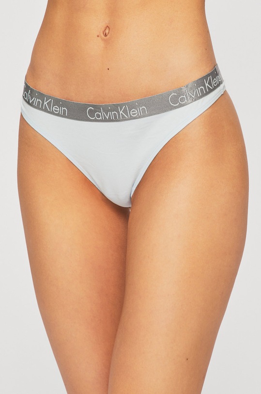 Tanga Calvin Klein Underwear Thong tanga modrá 000QD3539E