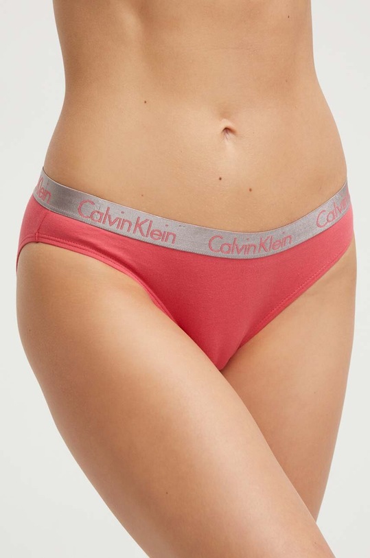 Calvin Klein Underwear bugyi sima rózsaszín 000QD3540E