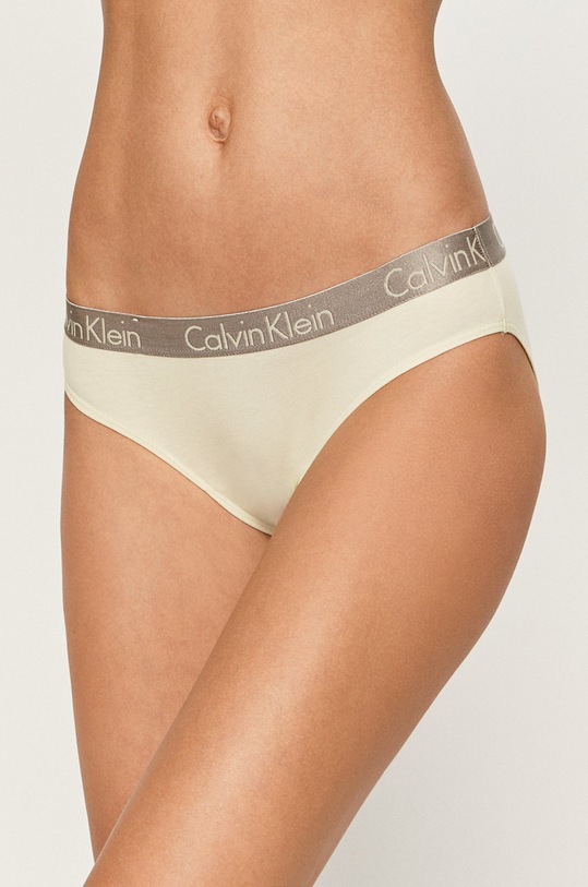 Calvin Klein Underwear - Figi dzianina zielony 000QD3540E