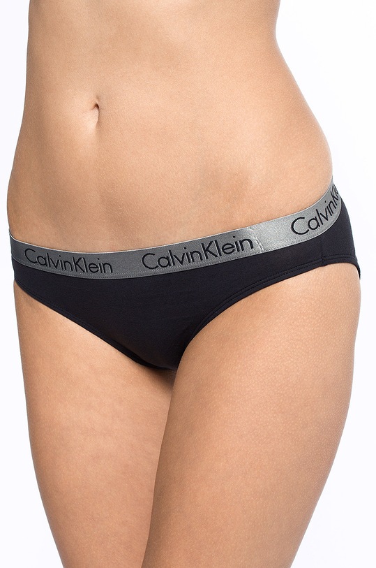 Calvin Klein Underwear - Slipy aplikacja czarny 000QD3540E