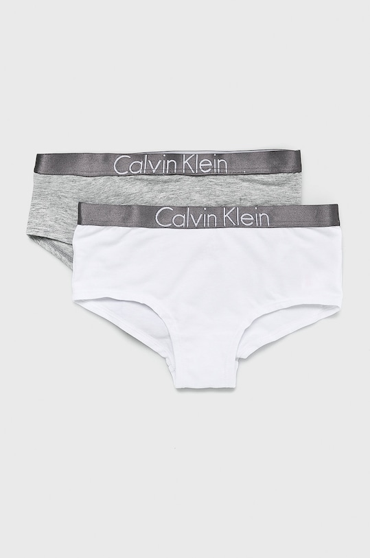 Calvin Klein Underwear - Figi dziecięce (2-Pack) szary G80G800072