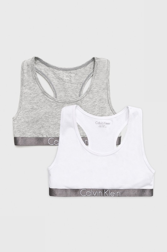 Calvin Klein Underwear - Biustonosz dziecięcy 128-176 (2-Pack) 2-pack szary G80G800069