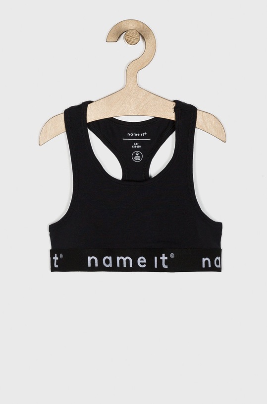 Name it - Biustonosz dziecięcy 110 - 164 cm (2 pack) czarny 13163599