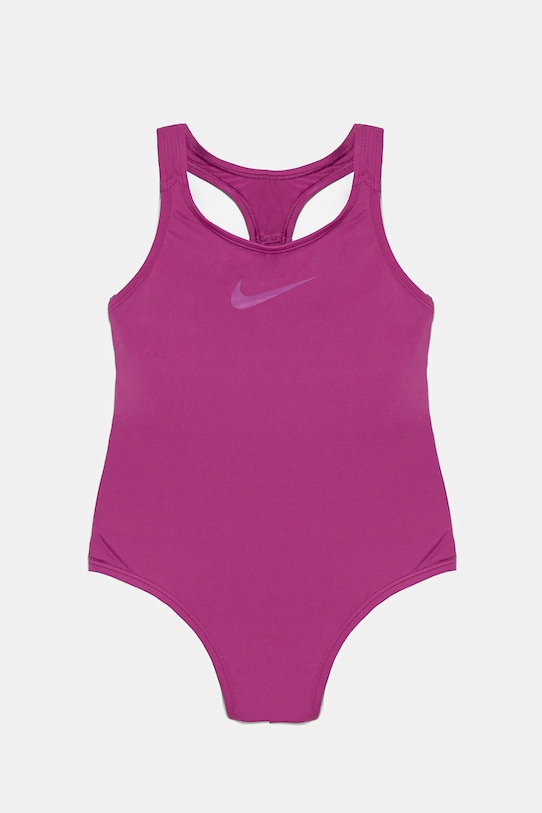 Nike Kids jednoczęściowy strój kąpielowy dziecięcy miękka fioletowy NESSB711