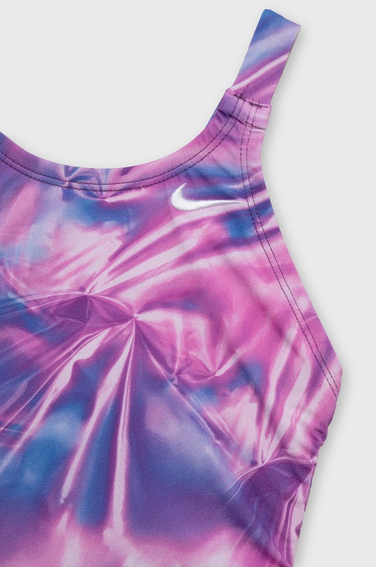 Dziewczynka Nike Kids jednoczęściowy strój kąpielowy dziecięcy NESSC755 fioletowy