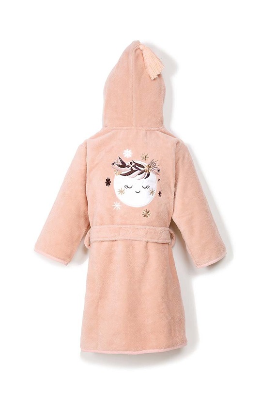 Dziewczynka La Millou szlafrok dziecięcy FLY ME TO THE MOON NUDE 141716.Szlafrok.Dziecie różowy