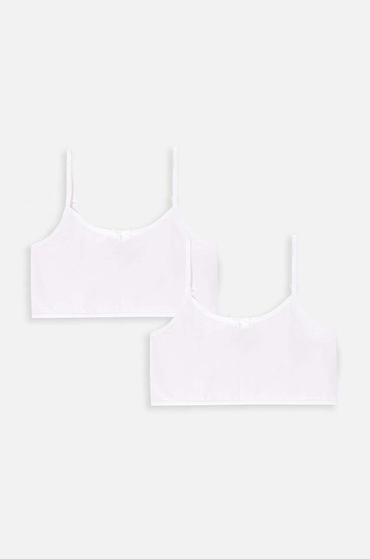 Coccodrillo biustonosz dziecięcy 2-pack miękka biały XCX407502BAU