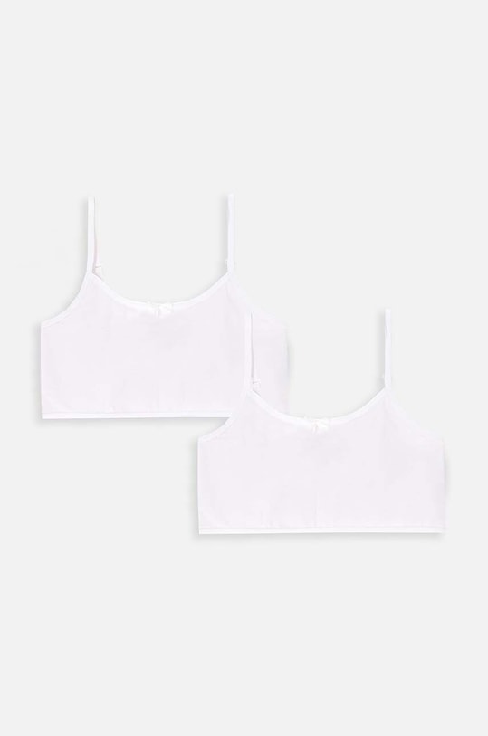 Coccodrillo biustonosz dziecięcy 2-pack miękka biały XCX407502BAU