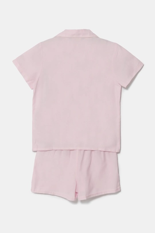 Детска памучна пижама Polo Ralph Lauren 4P0122 розов AA00