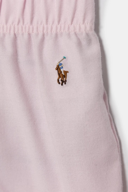 Детска памучна пижама Polo Ralph Lauren розов 4P0122