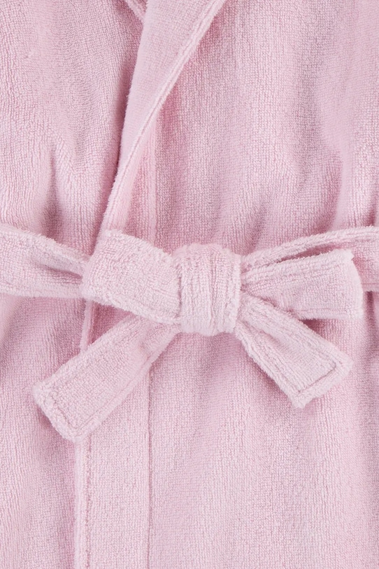 Дитячий бавовняний халат Polo Ralph Lauren рожевий 4P0188