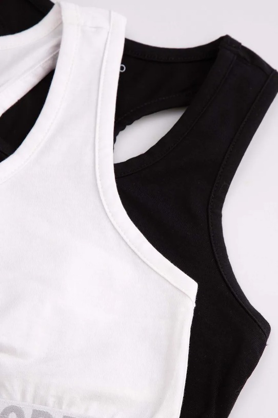 Fete Coccodrillo sutien sport fete 2-pack XCX407503BAU alb