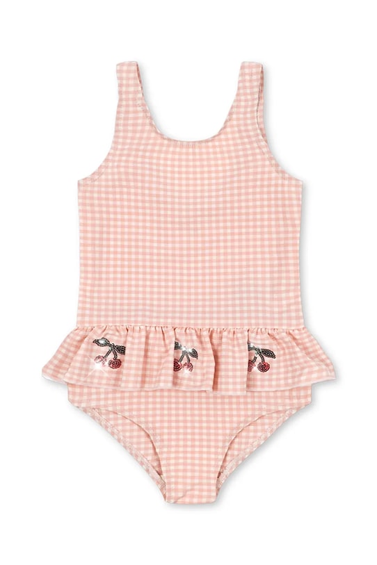 Konges Sløjd strój kąpielowy jednoczęściowy dziecięcy ETTA SWIMSUIT różowy KS105641.PPY2