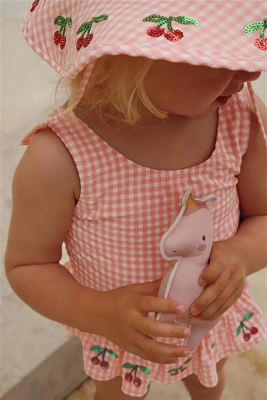 Konges Sløjd strój kąpielowy jednoczęściowy dziecięcy ETTA SWIMSUIT różowy KS105641.PPY2