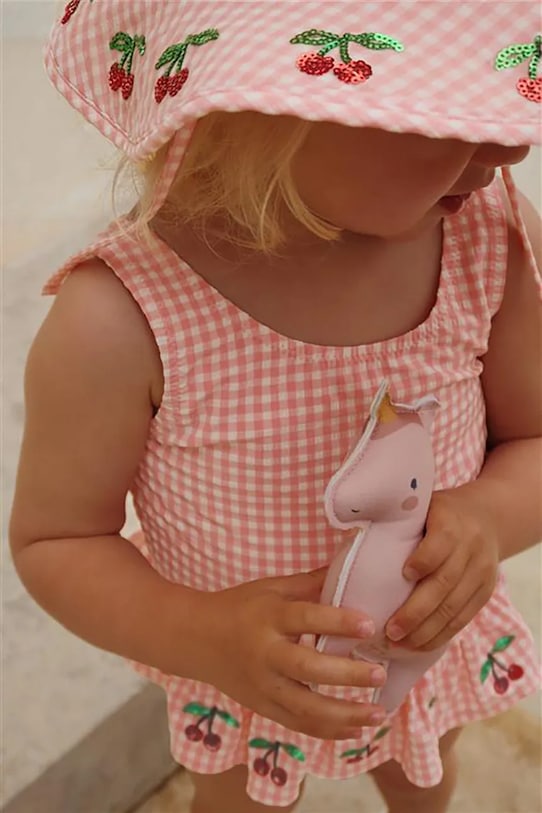 Konges Sløjd strój kąpielowy jednoczęściowy dziecięcy ETTA SWIMSUIT różowy KS105641.PPY2