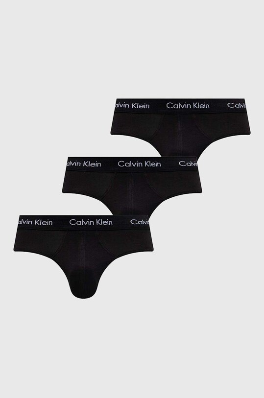 Сліпи Calvin Klein Underwear 3-pack трикотаж чорний 0000U2661G