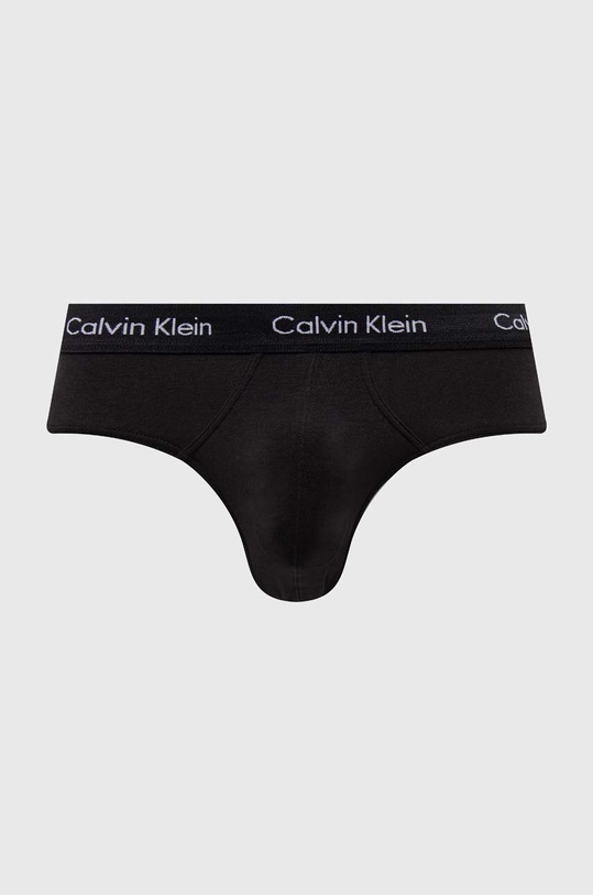 Slipy Calvin Klein Underwear 3-pak 0000U2661G čierna AA00