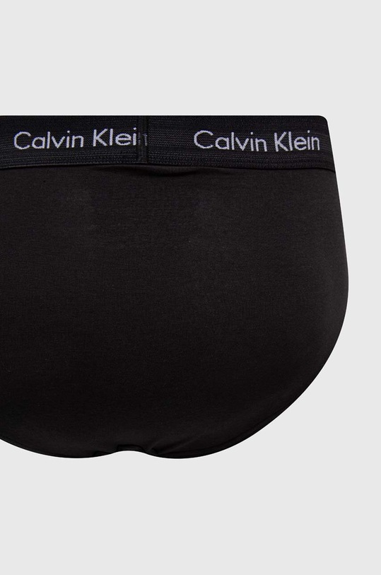 Slipy Calvin Klein Underwear 3-pak 0000U2661G čierna