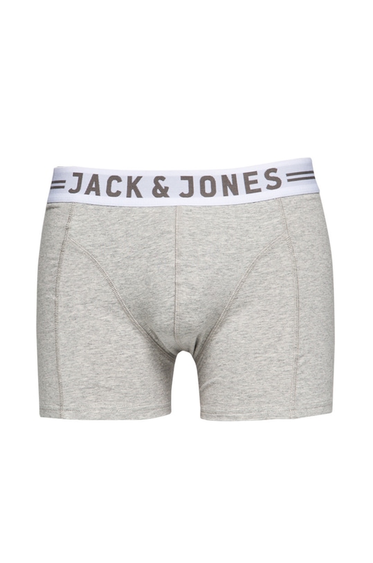 Jack & Jones - Boxerky Sense Trunks Noos přiléhavé boxerky šedá 12075392