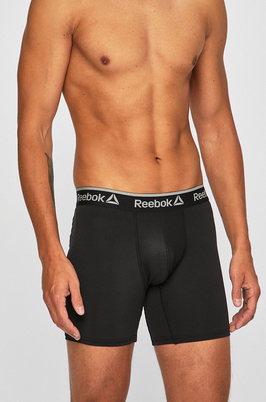 Reebok - Boxerky (2 pack) C8102 přiléhavé boxerky černá C8102