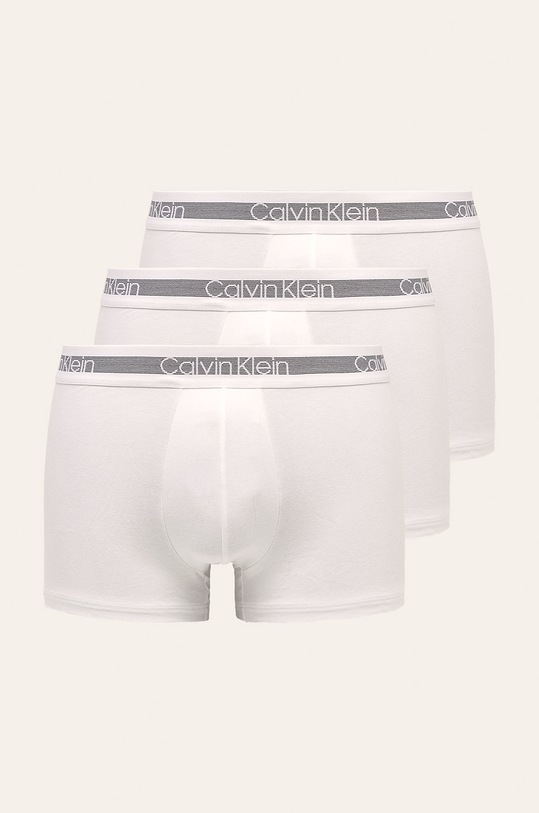 Boxerky Calvin Klein Underwear (3 pack) přiléhavé boxerky bílá 000NB1799A